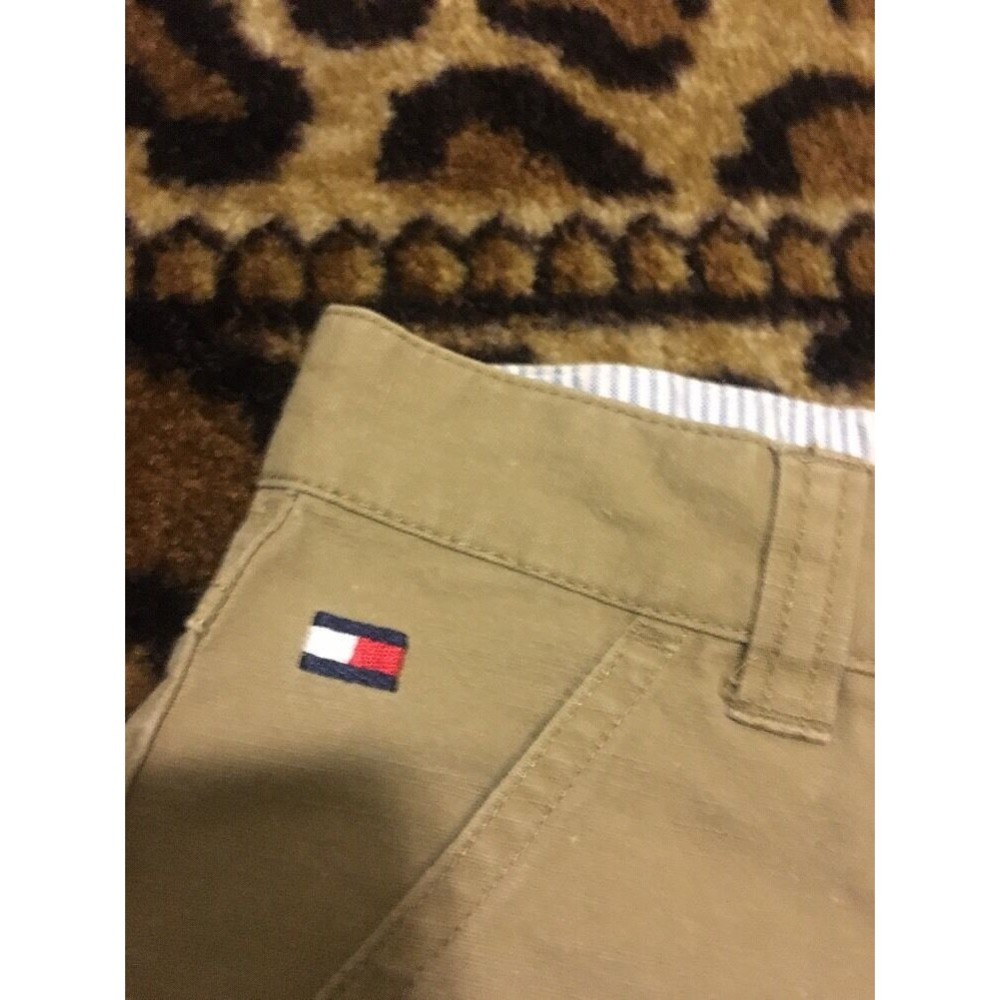 Tommy Hilfiger Boys Brown Casual Shorts Zip Button Pockets Size 12 - Picture 4 of 9